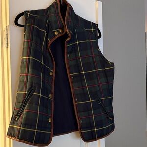Ralph Lauren Navy Plaid Vest